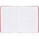 Ежедневник Nebraska, недатированный, красный 