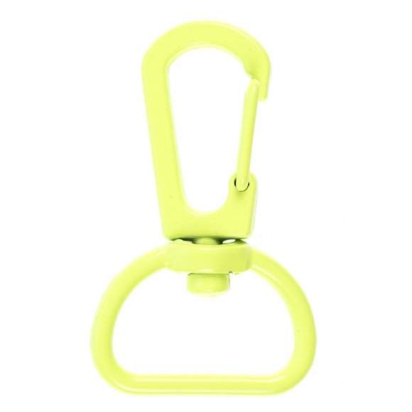 Застежка-карабин Snap Hook, M, желтый неон 