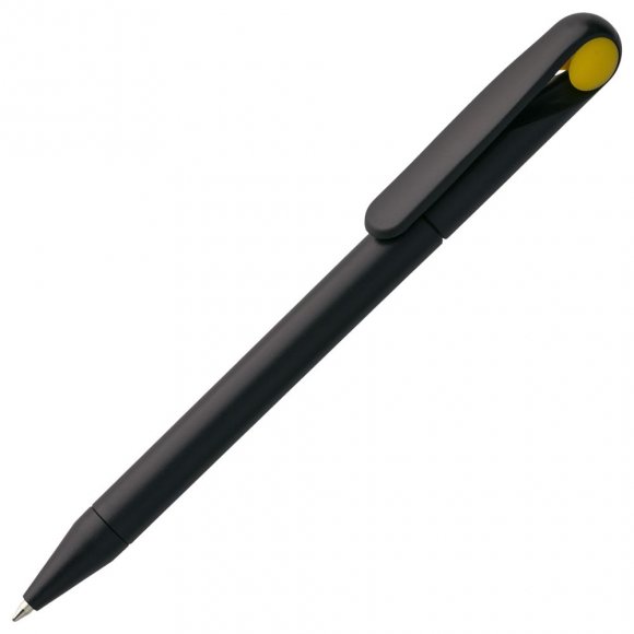 Ручка шариковая Prodir DS1 TMM Dot, черная с желтым 