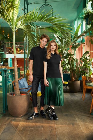 Рубашка поло Safran желтая 