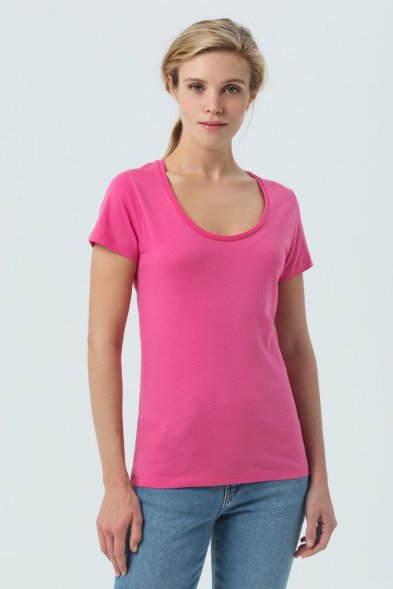 Футболка женская Metropolitan, ярко-розовая 