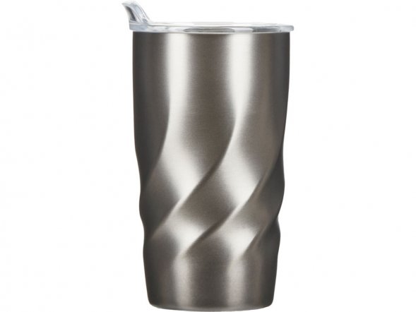 Вакуумная термокружка с медной изоляцией Calix, 400 мл, серый 