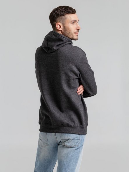 Толстовка с капюшоном Snake II черный меланж 