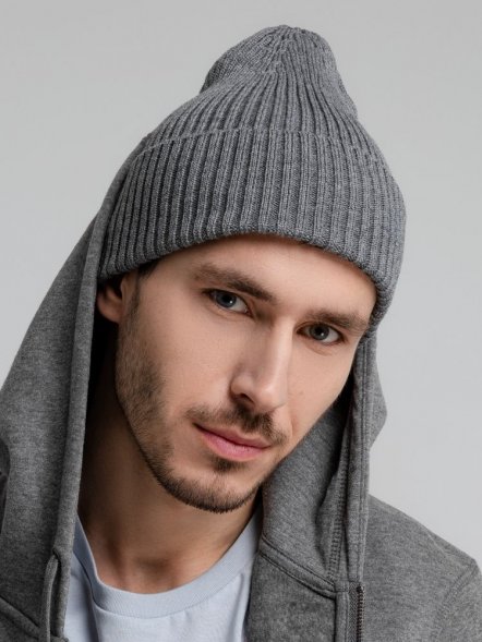 Шапка Stout, серый меланж 