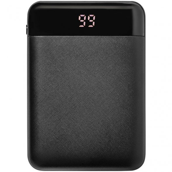 Внешний аккумулятор Uniscend Full Feel 10000 мАч с индикатором, черный 