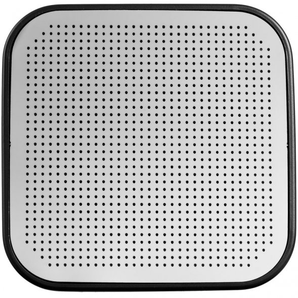 Беспроводная колонка с подсветкой гравировки Glim, черная 