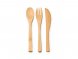 Набор столовых приборов из бамбука COLMER, натуральный 