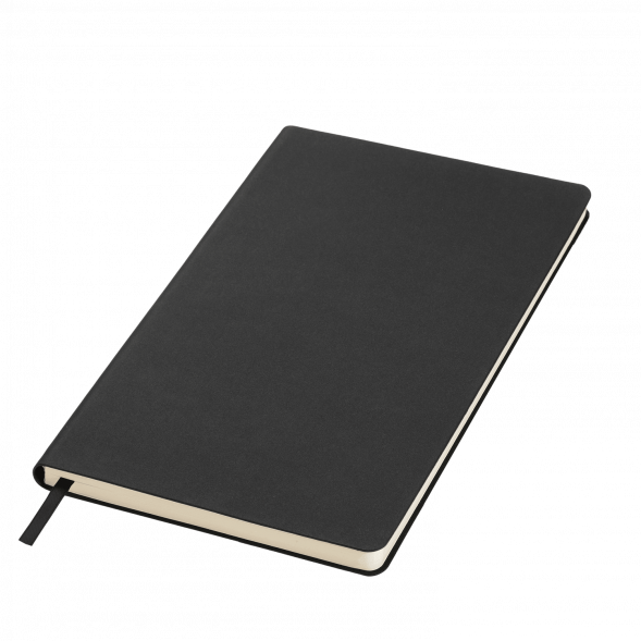 Ежедневник Star недатированный, черный (с упаковкой, со стикерами) 