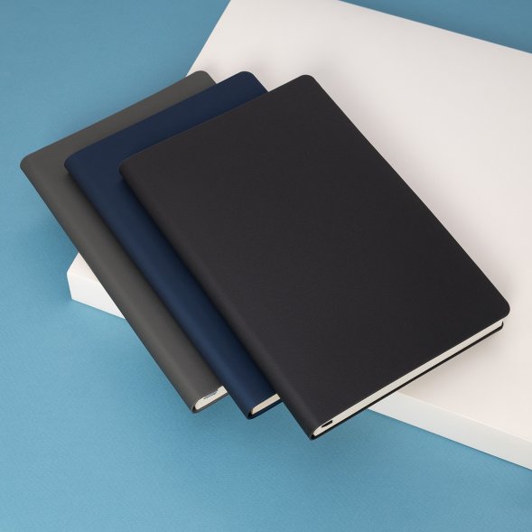 Ежедневник Star недатированный, черный (с упаковкой, со стикерами) 