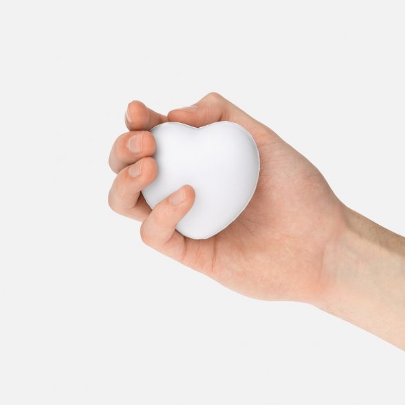 Антистресс «Сердце», белый 