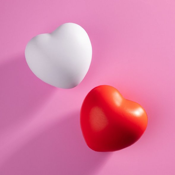 Антистресс «Сердце», белый 