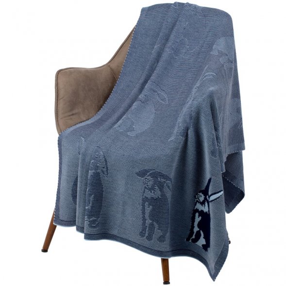 Плед Effect Stereo на заказ, M, полушерсть 