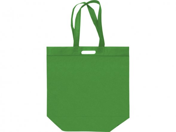 Сумка для покупок из спанбонда Scope, 455*160*380 с ручкой 550/30 мм, зеленое яблоко 