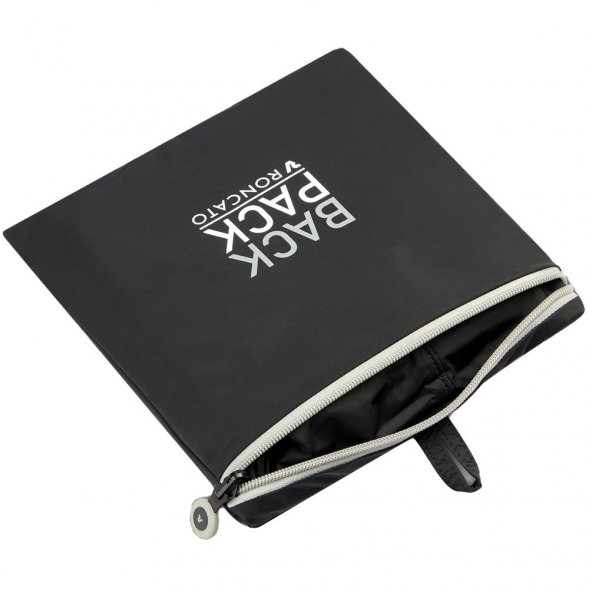 Складной рюкзак Compact Neon, черный с белым 