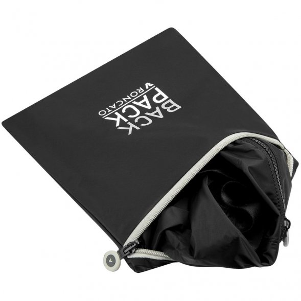 Складной рюкзак Compact Neon, черный с белым 