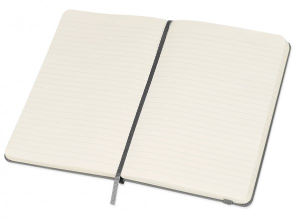 Записная книжка Moleskine Classic (в линейку) в твердой обложке, Medium (11,5x18 см), серый 