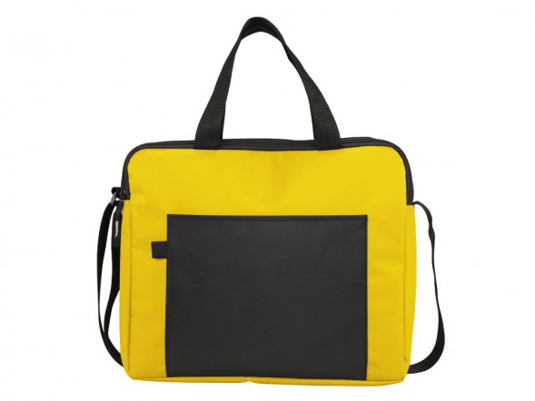 Конференц сумка для документов Congress, желтый/черный 