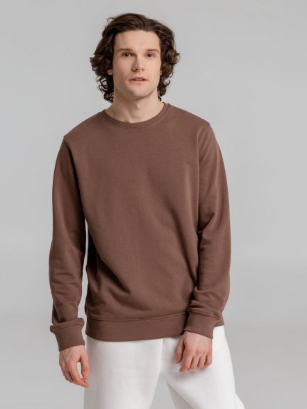 Свитшот унисекс BNC Inspire (Organic), коричневый (мокко) 