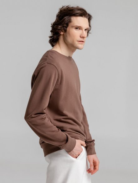 Свитшот унисекс BNC Inspire (Organic), коричневый (мокко) 