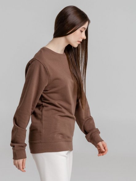 Свитшот унисекс BNC Inspire (Organic), коричневый (мокко) 