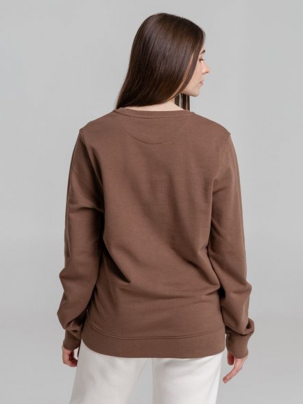 Свитшот унисекс BNC Inspire (Organic), коричневый (мокко) 