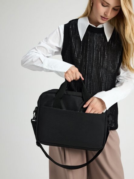 Сумка для ноутбука Delegate, черная 