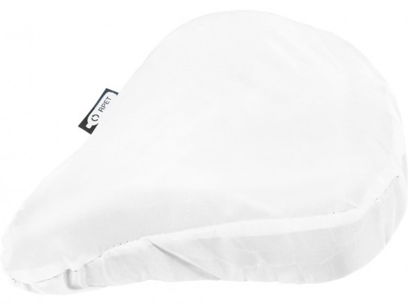 Водонепроницаемый чехол для велосипедного седла из переработанного ПЭТ Jesse, белый 