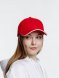 Бейсболка Spiker, красная с белым 