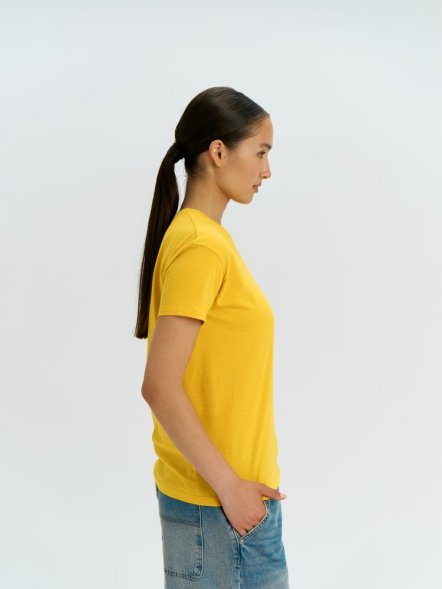 Футболка унисекс Regent 150, желтая 