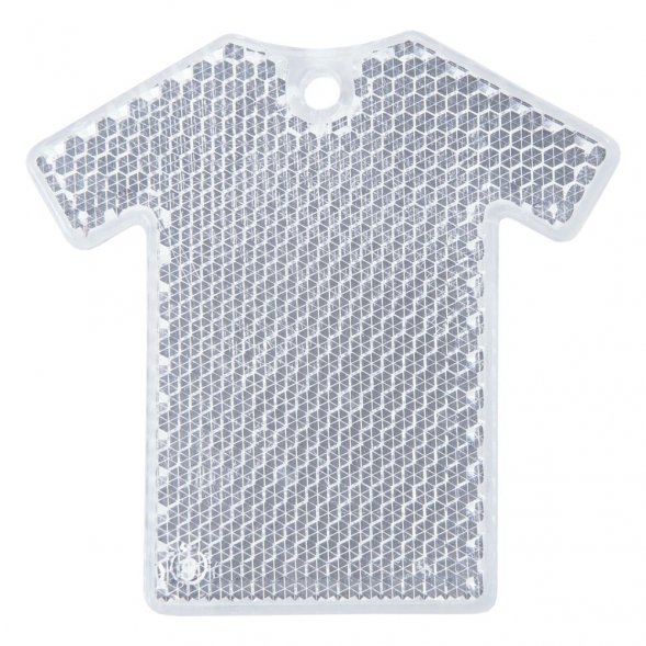 Светоотражатель «Футболка», белый 