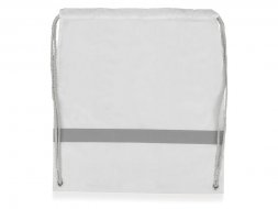 Рюкзак Россел, белый с серыми шнурками