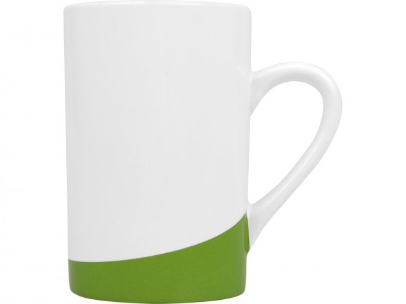 Кружка Мерсер 320мл, белый/зеленый 