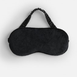 Двухстороняя маска для сна Veluto, черная