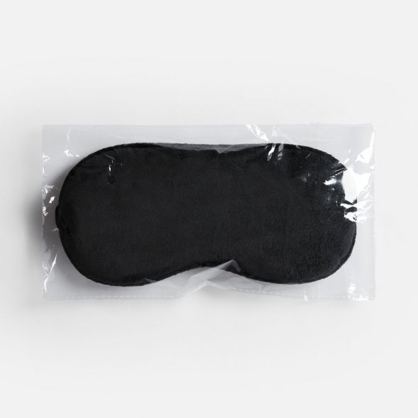 Двухстороняя маска для сна Veluto, черная 