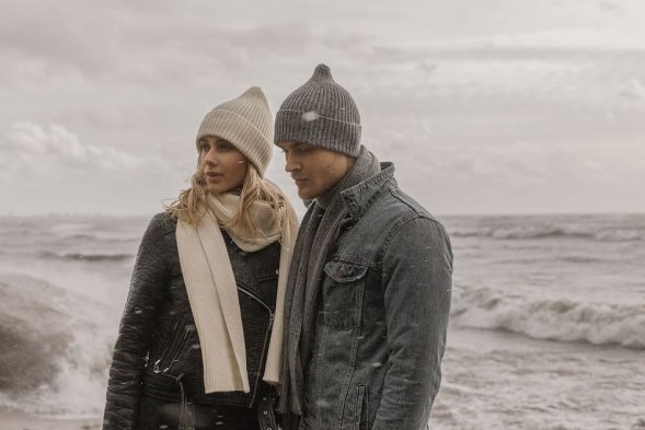 Шапка Stout, молочно-белая 