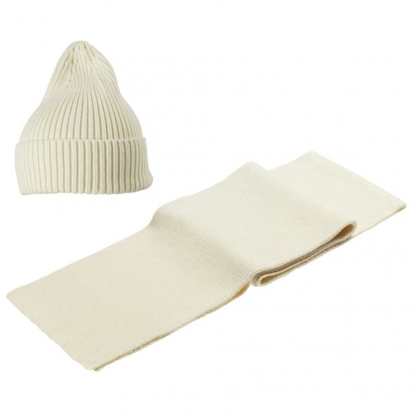 Шапка Stout, молочно-белая 