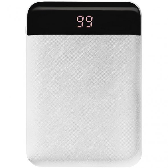 Внешний аккумулятор Uniscend Full Feel 10000 мАч с индикатором, белый 