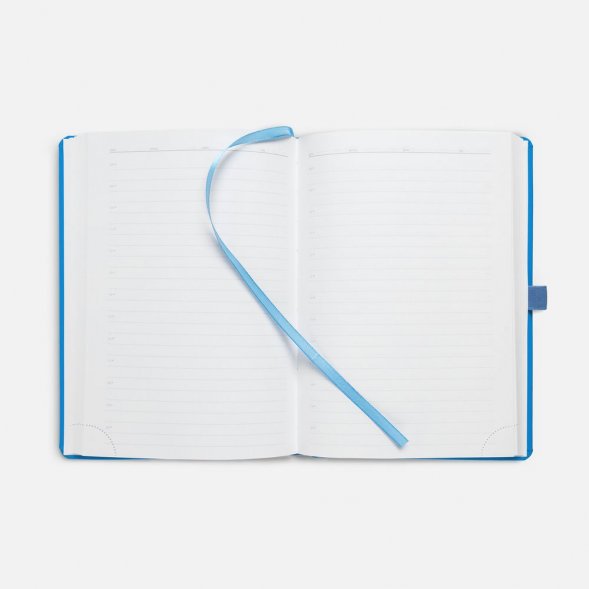Ежедневник Favor, недатированный, голубой 