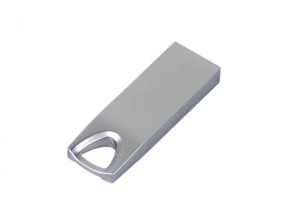 USB 2.0-флешка на 16 Гб с мини чипом, компактный дизайн, стильное отверстие для цепочки 