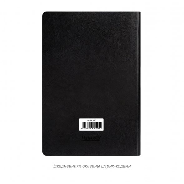 Ежедневник River side недатированный, черный/красный (с упаковкой, со стикерами) 