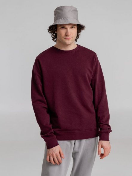 Свитшот унисекс BNC Inspire (Organic), бордовый 