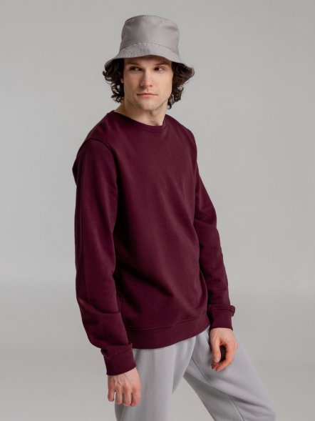 Свитшот унисекс BNC Inspire (Organic), бордовый 