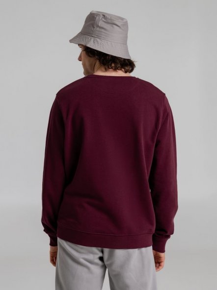 Свитшот унисекс BNC Inspire (Organic), бордовый 