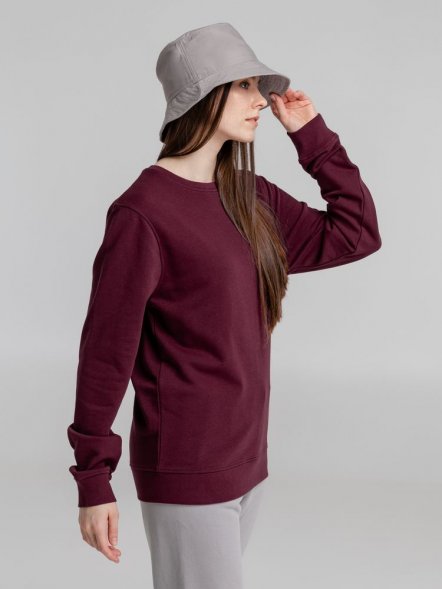 Свитшот унисекс BNC Inspire (Organic), бордовый 