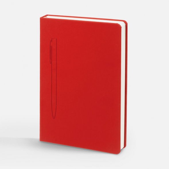 Ежедневник Magnet Shall, недатированный, красный 
