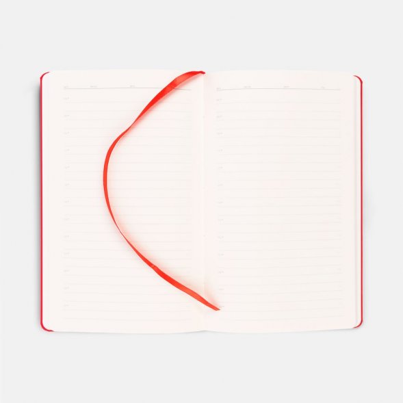 Ежедневник Magnet Shall, недатированный, красный 