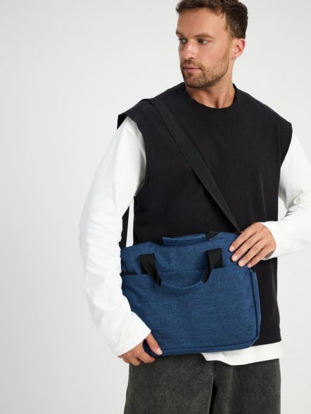 Сумка для ноутбука Delegate, синяя 