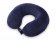 Подушка Basic из микрофибры с эффектом памяти U-shape, синий 