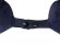 Подушка Basic из микрофибры с эффектом памяти U-shape, синий 