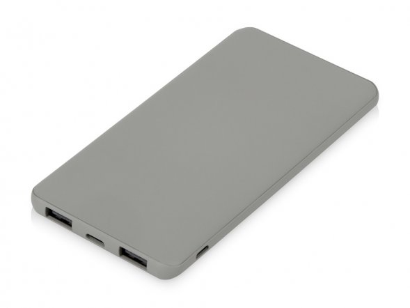 Подарочный набор с термокружкой и повербанком С1, 5000 mAh, серый 